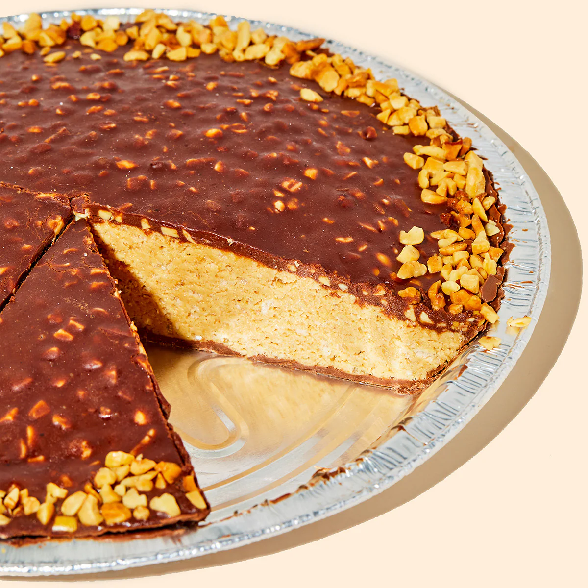 Chocolate Peanut Butter Crunch Pie